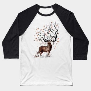 Autumn deer Baseball T-Shirt